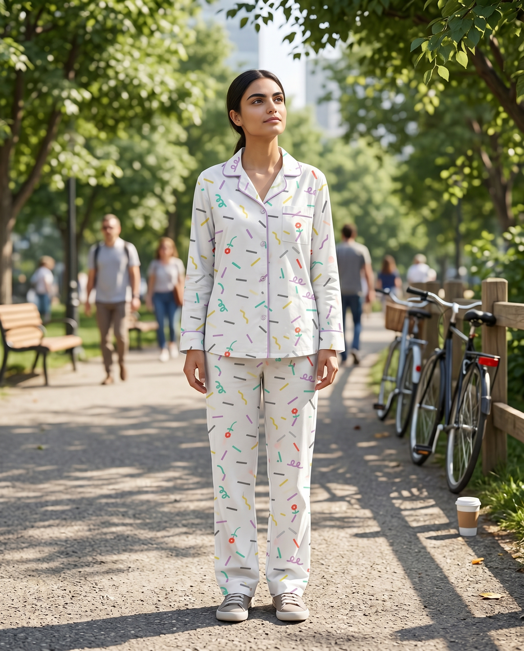 Sprinkle Pop Notched Collar Set