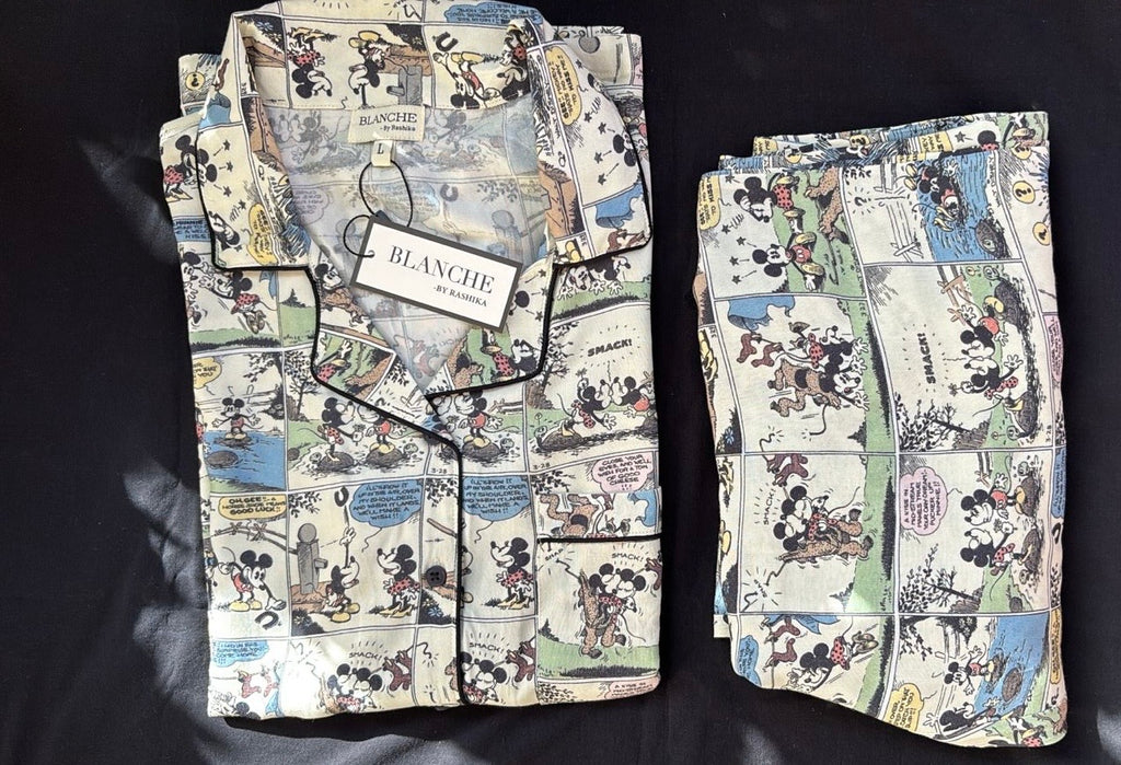 Sunday Funnies  Notched Collar Set