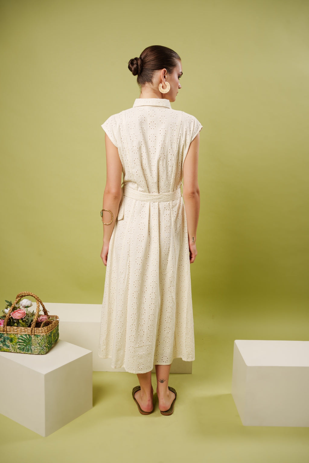 Daylight grace belted dress