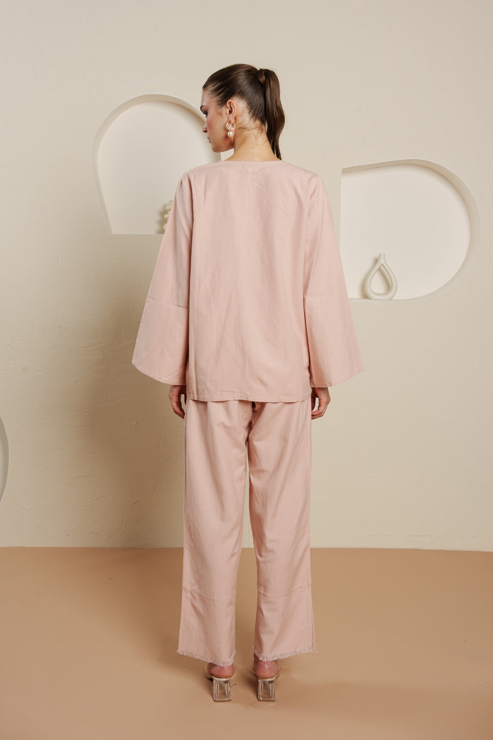 Blush fringe symphony set