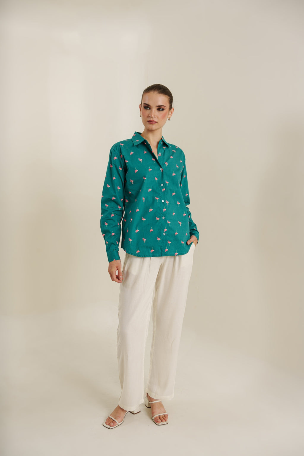 Gulaabi flock shirt
