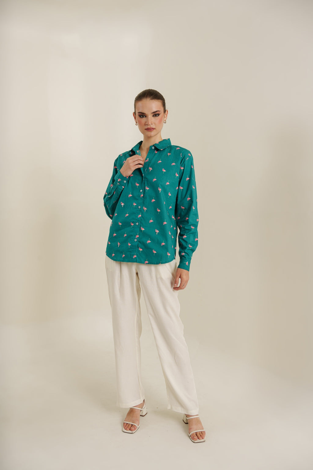 Gulaabi flock shirt