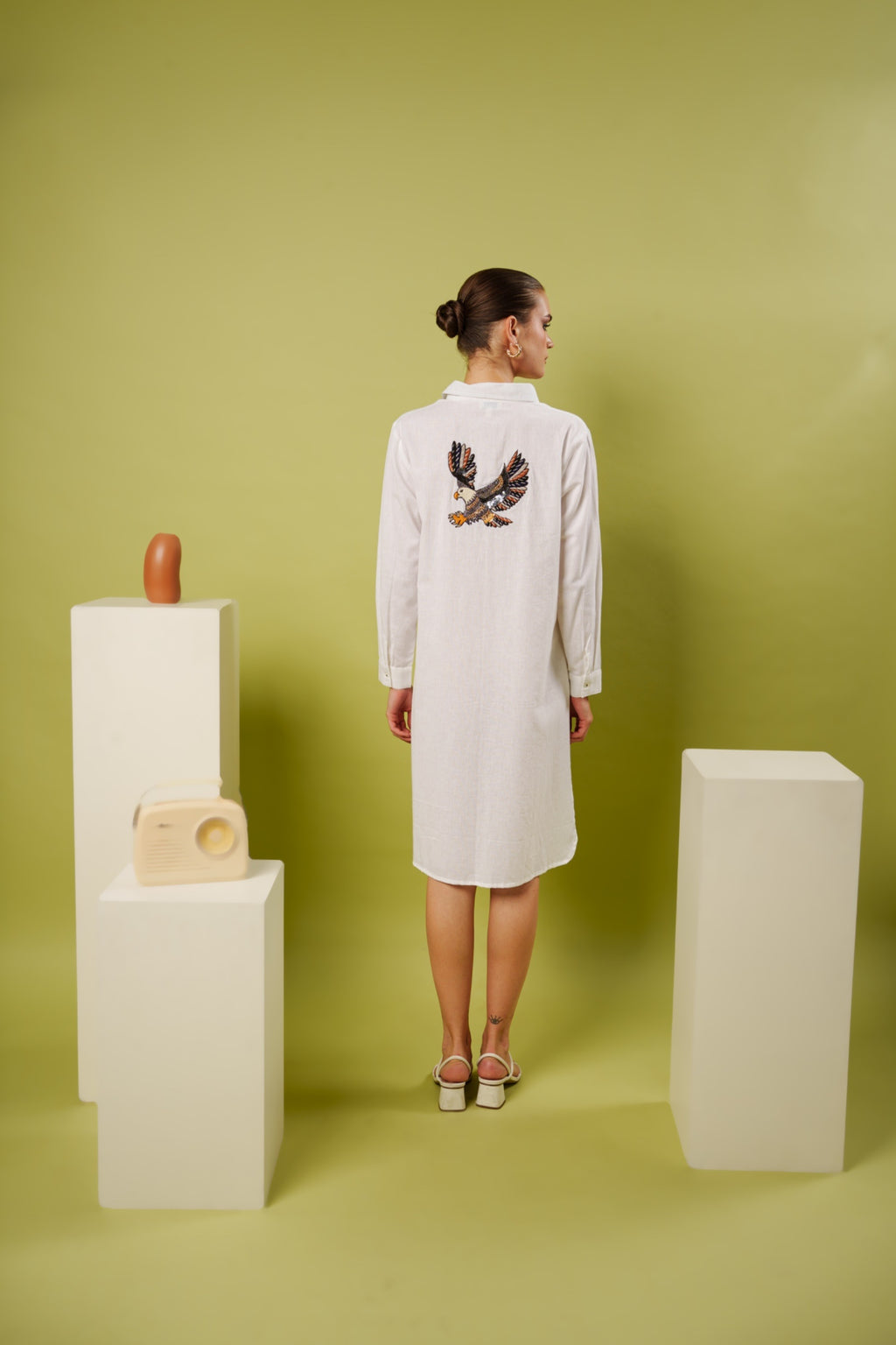 Soaring spirit shirt dress