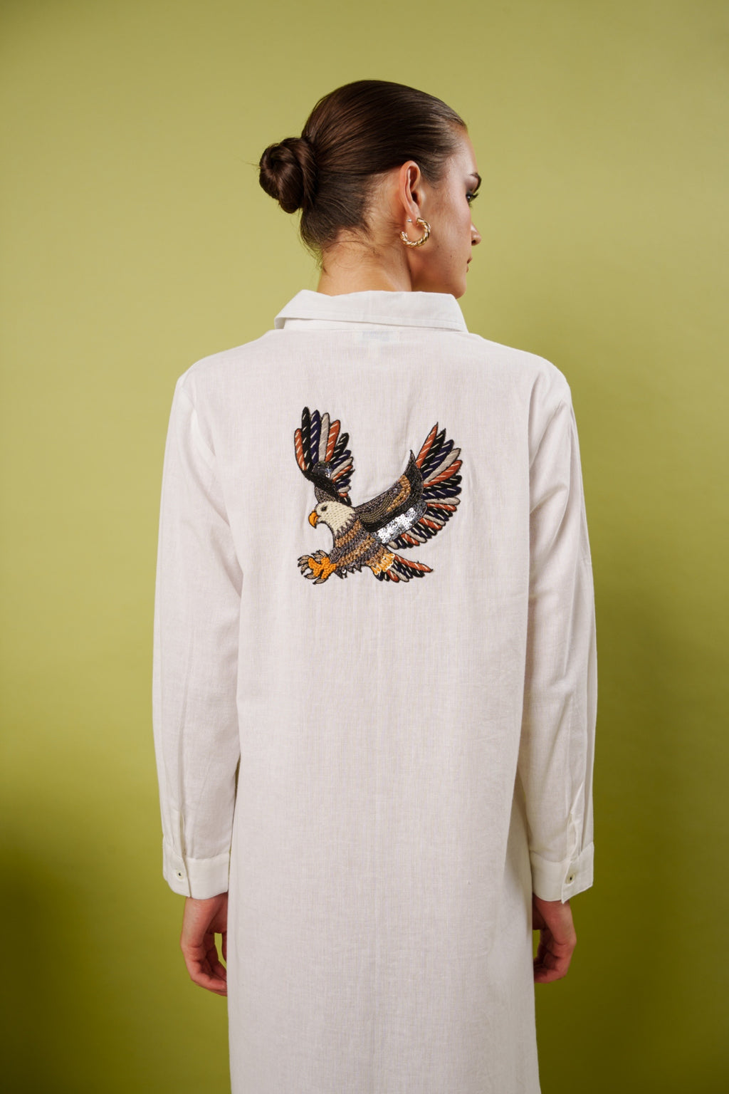 Soaring spirit shirt dress