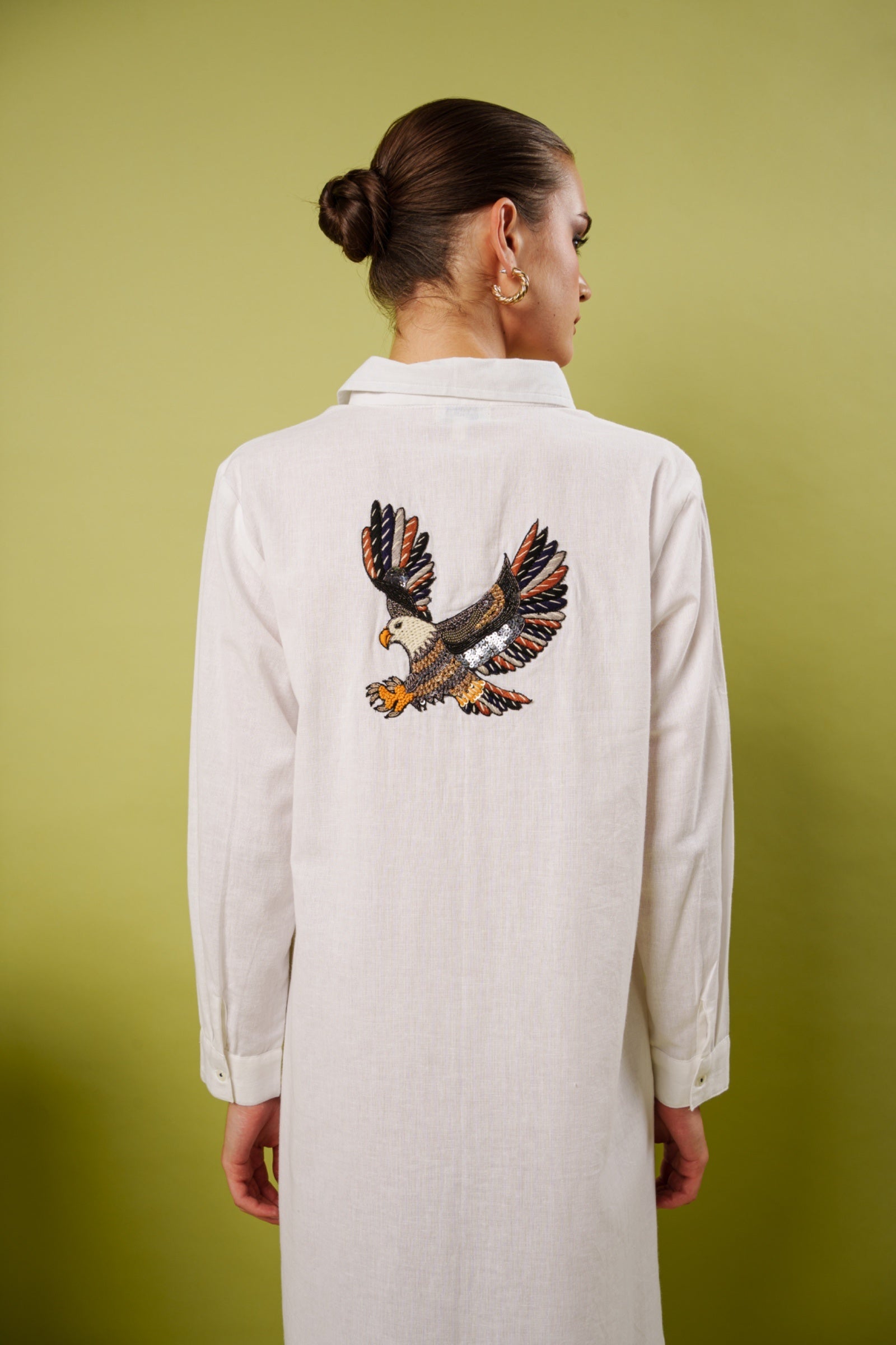 Soaring spirit shirt dress