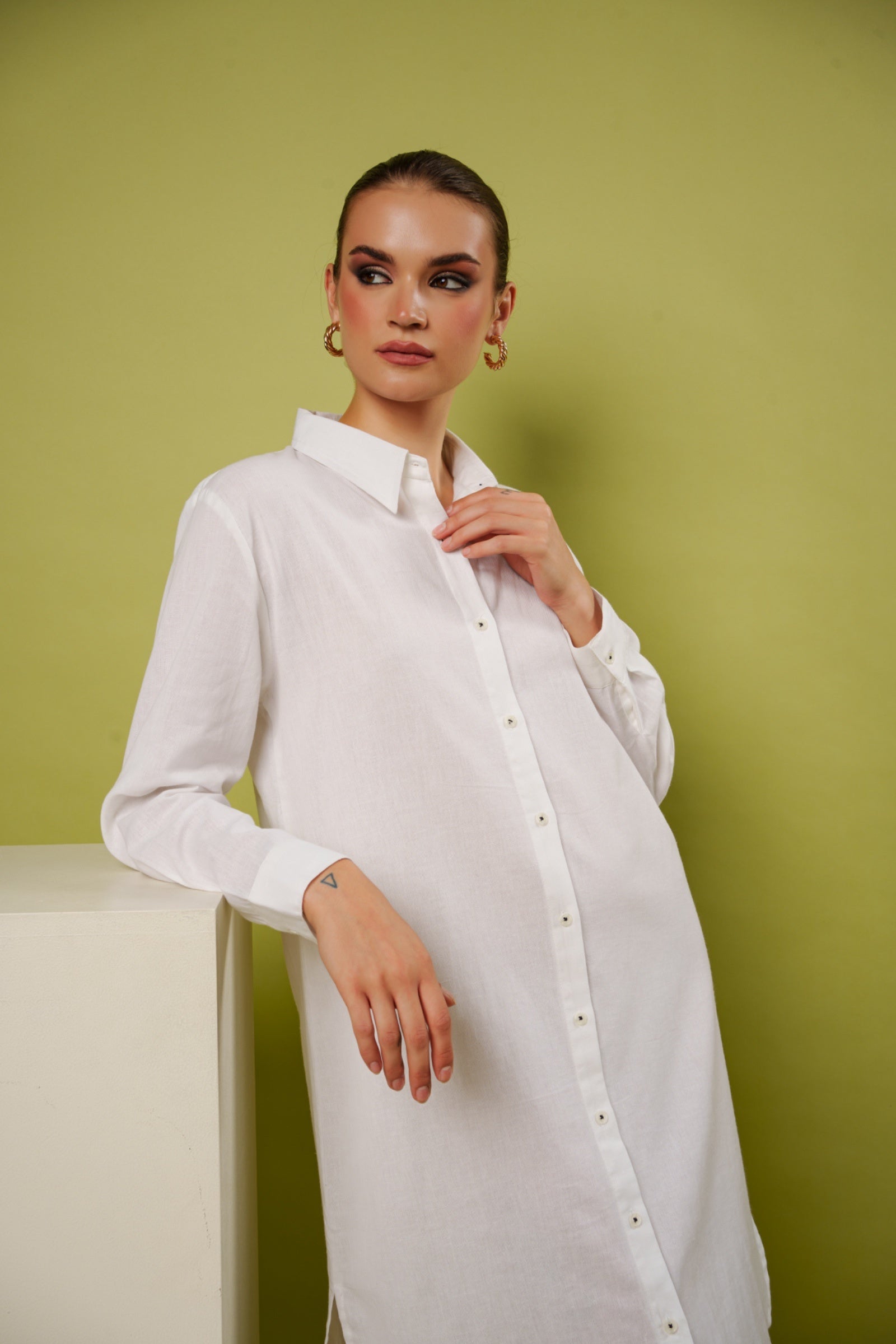 Soaring spirit shirt dress