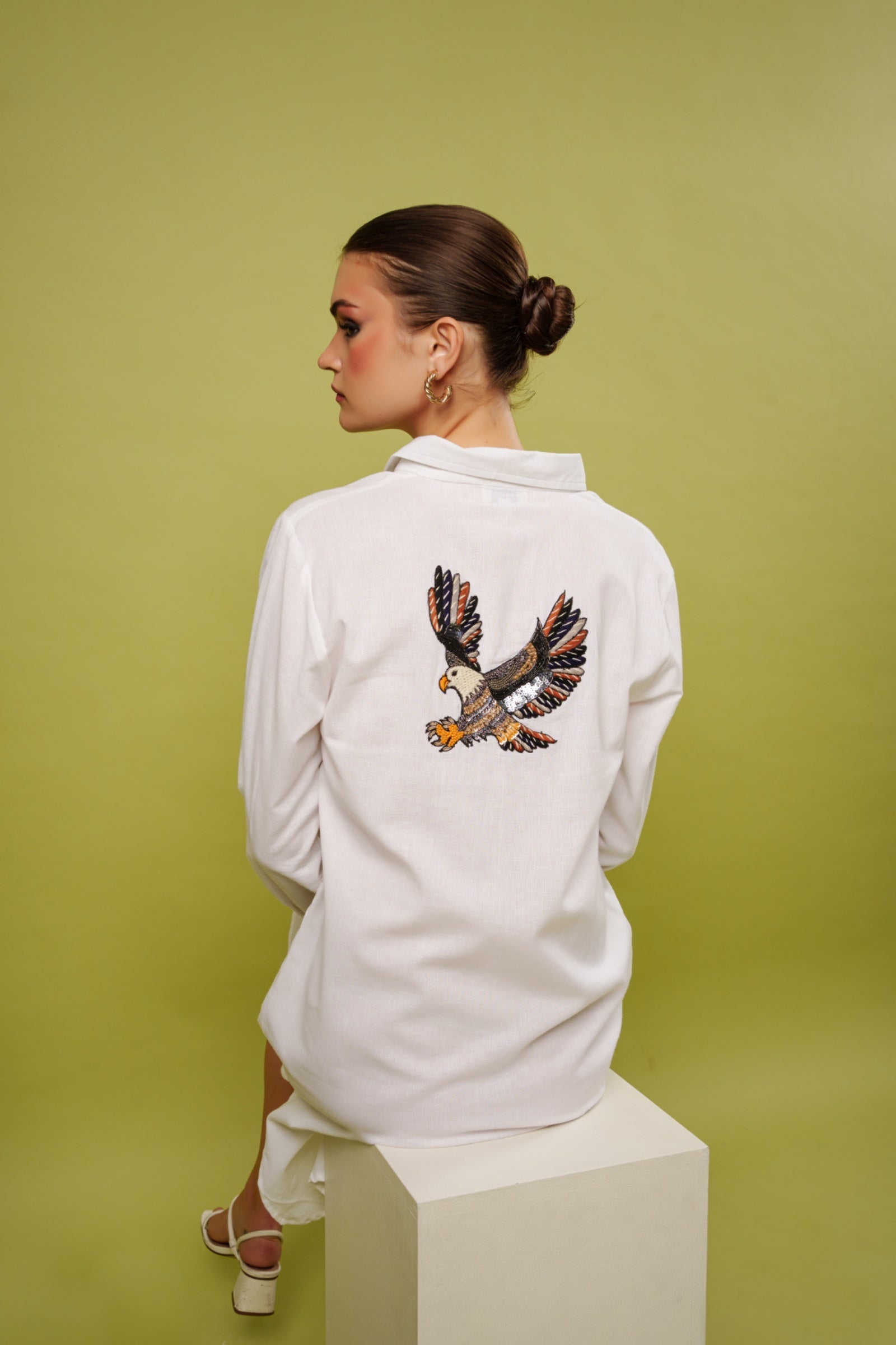 Soaring spirit shirt dress