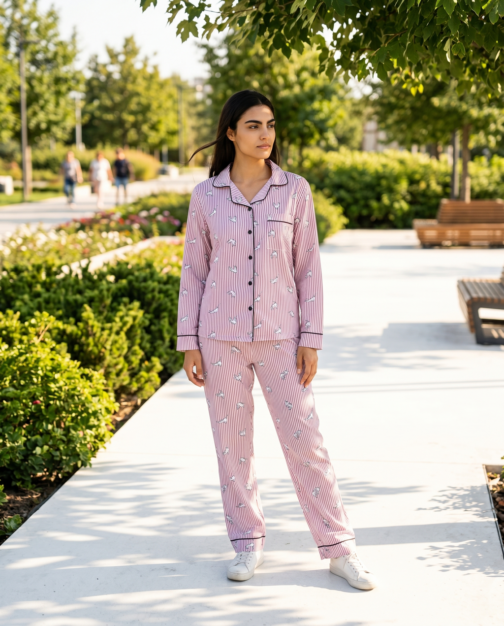 Blush Cat Notched Collar Set