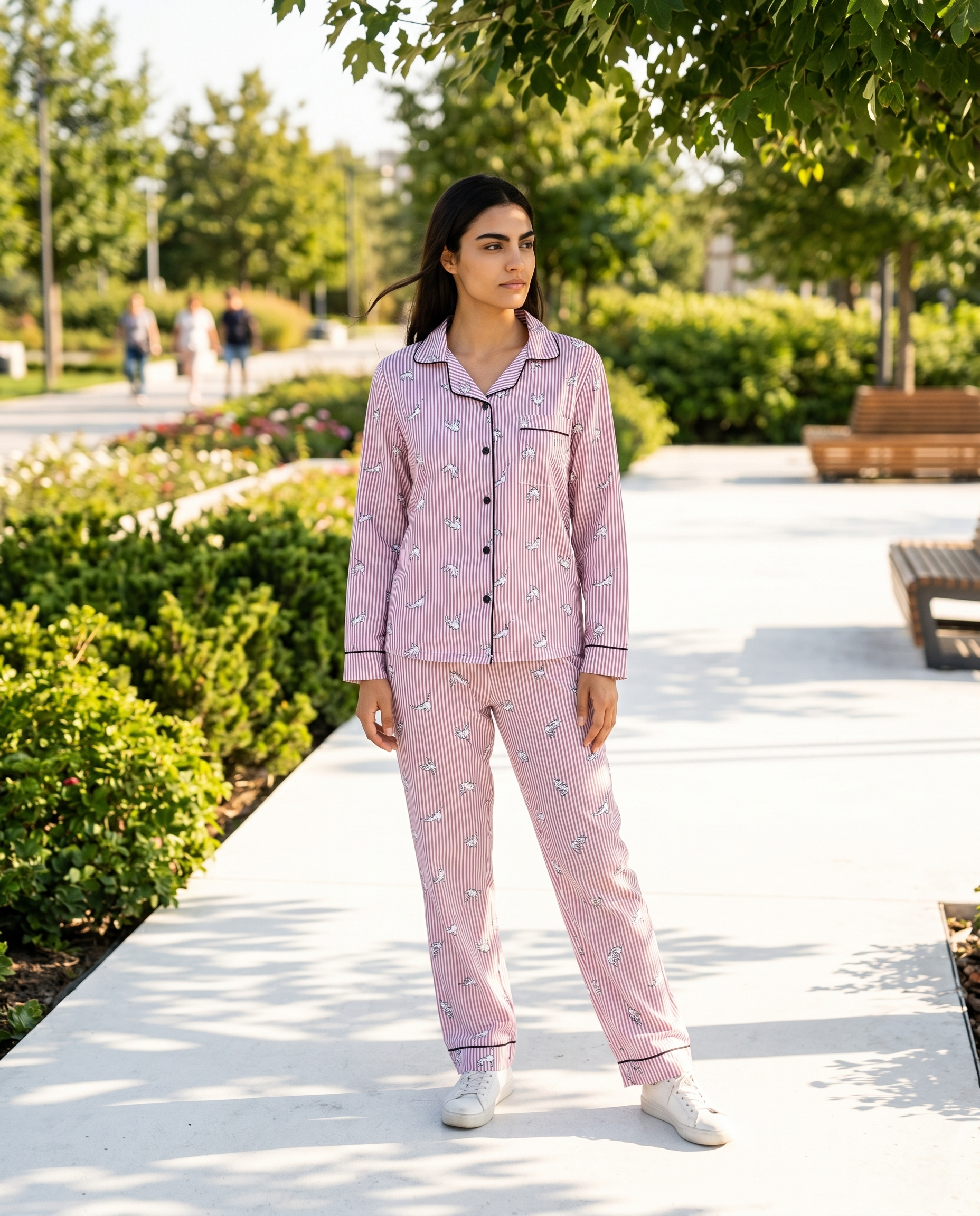 Blush Cat Notched Collar Set