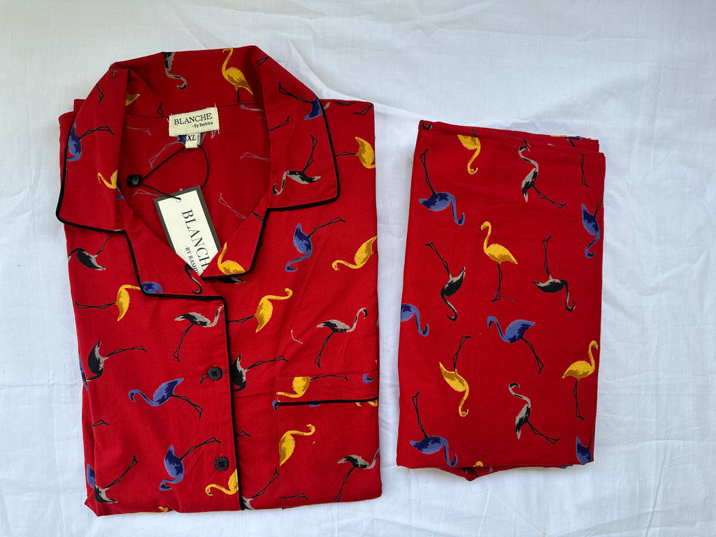 Flamingo Rouge Notched Collar Set