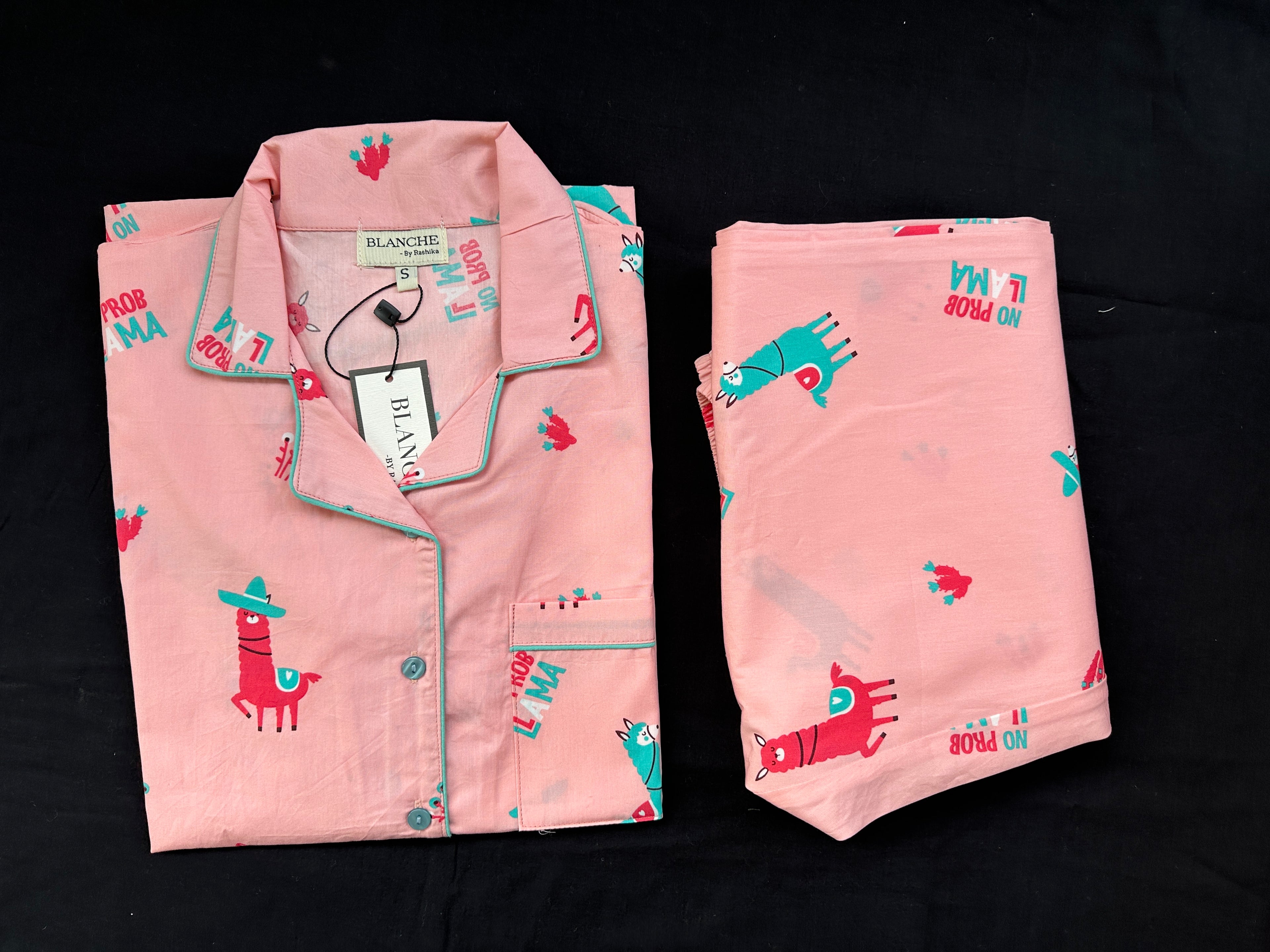 No Prob Llama Notched Collar Set