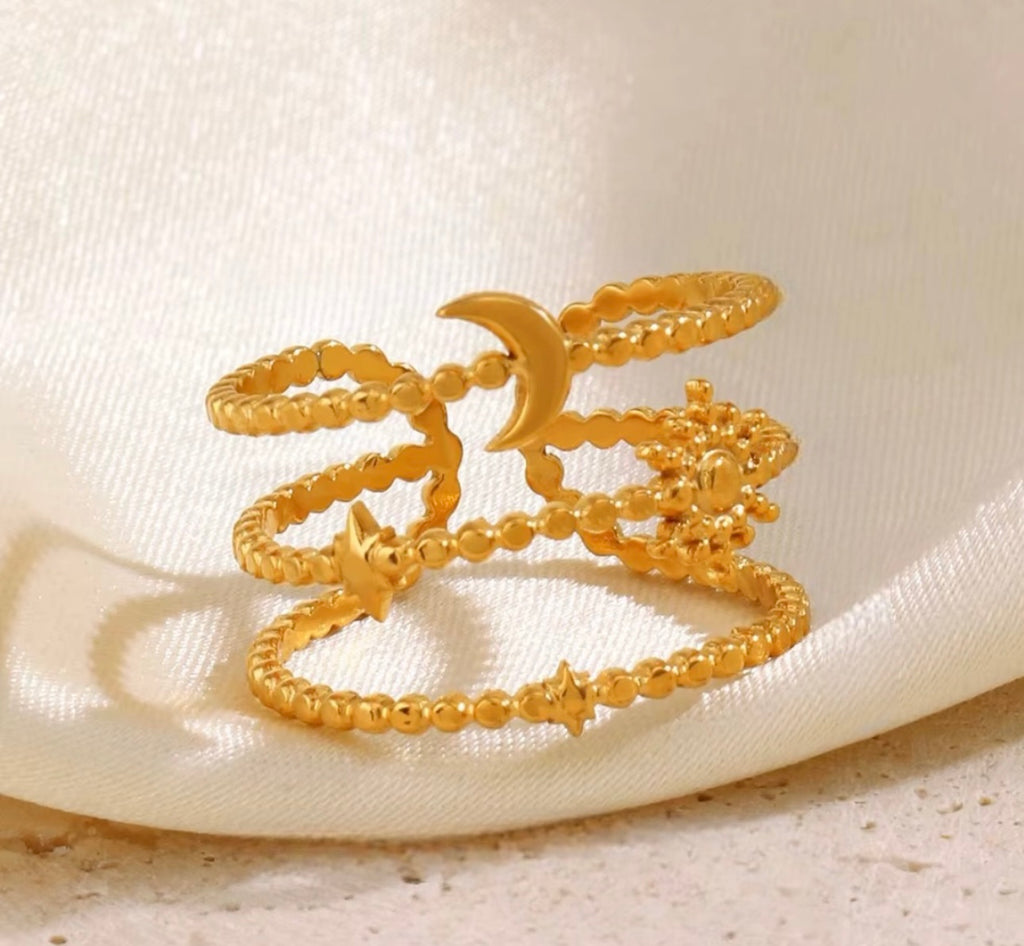Astra Wrap Celestial Ring