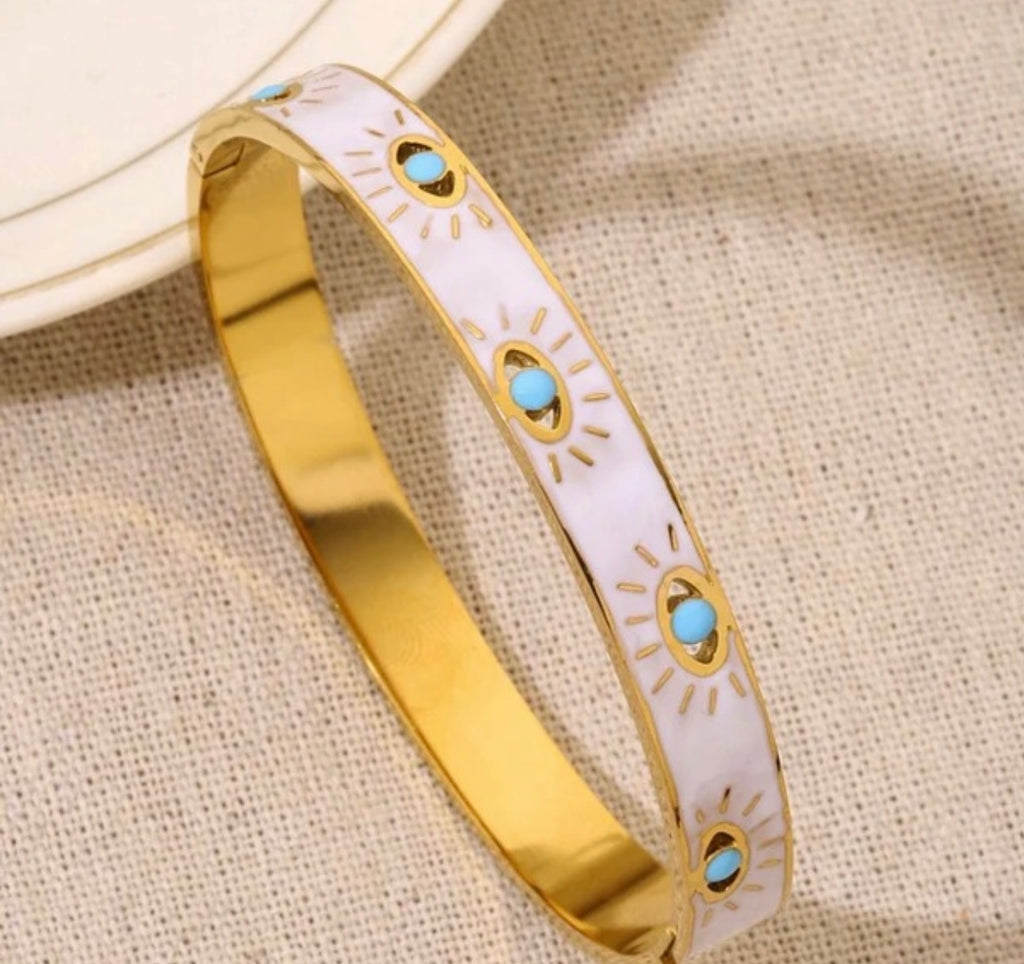 Solara Sunbiurst Enamel Earrings