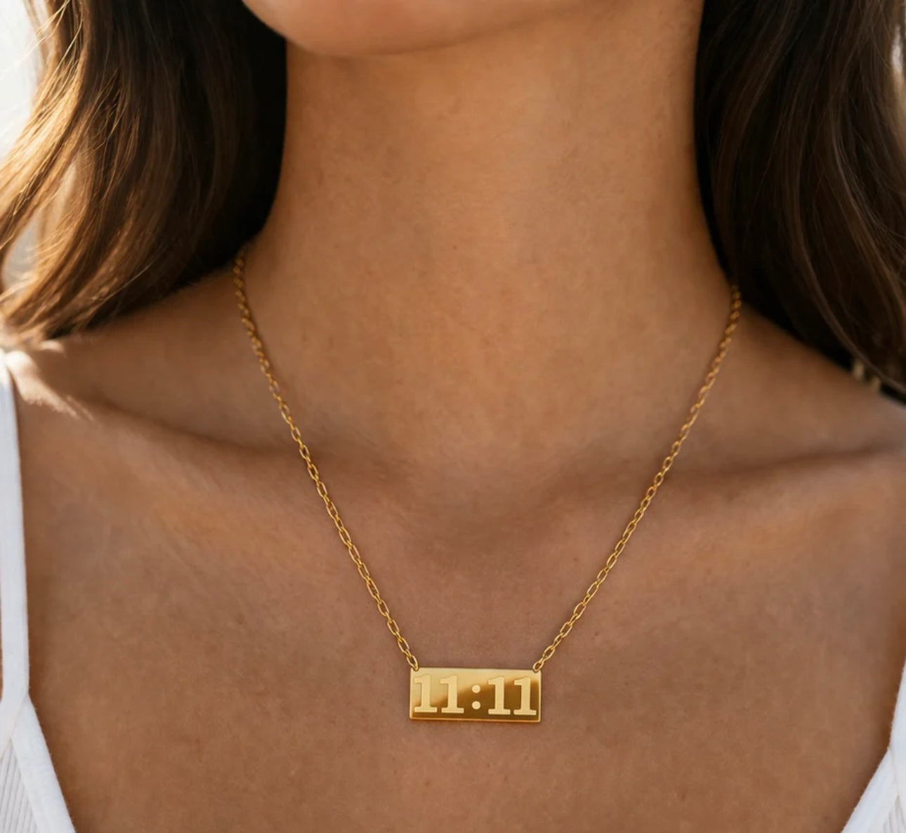Wish Hour Bar Necklace
