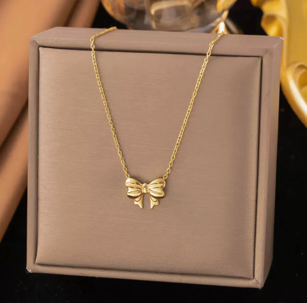 Petite Bow Necklace