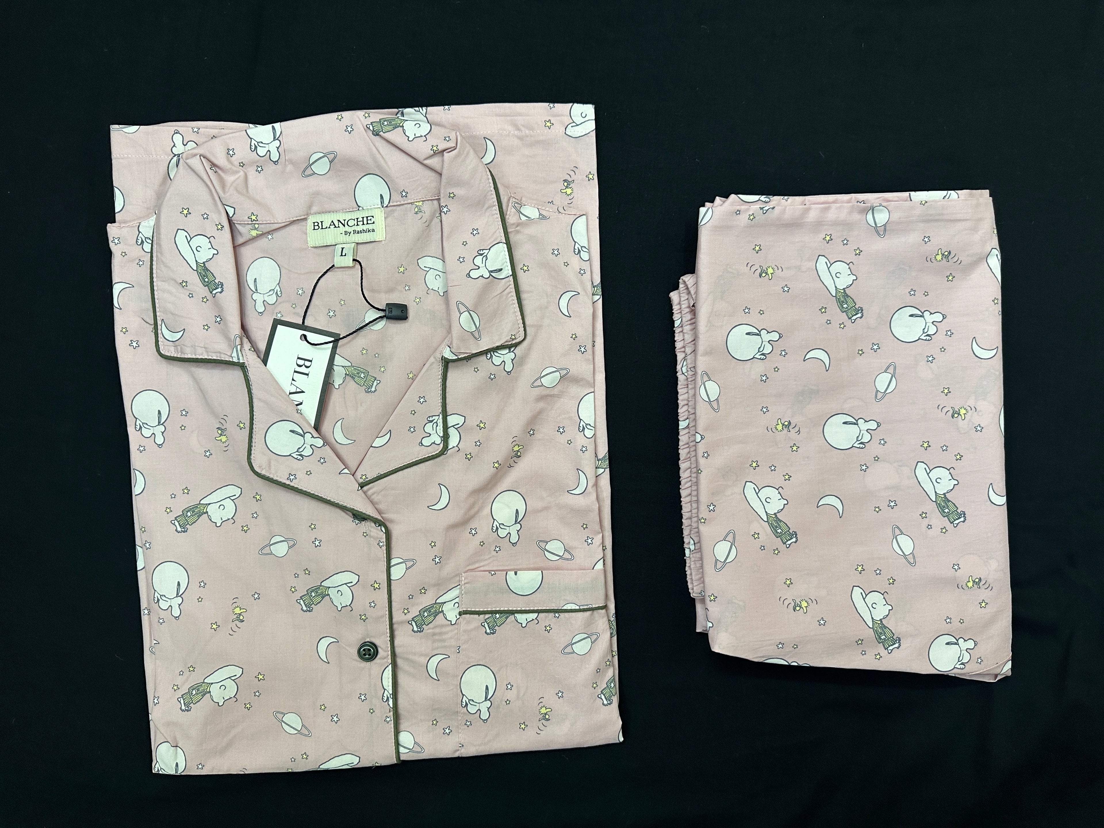 Sleepy Space Explorer Notched Collared Set