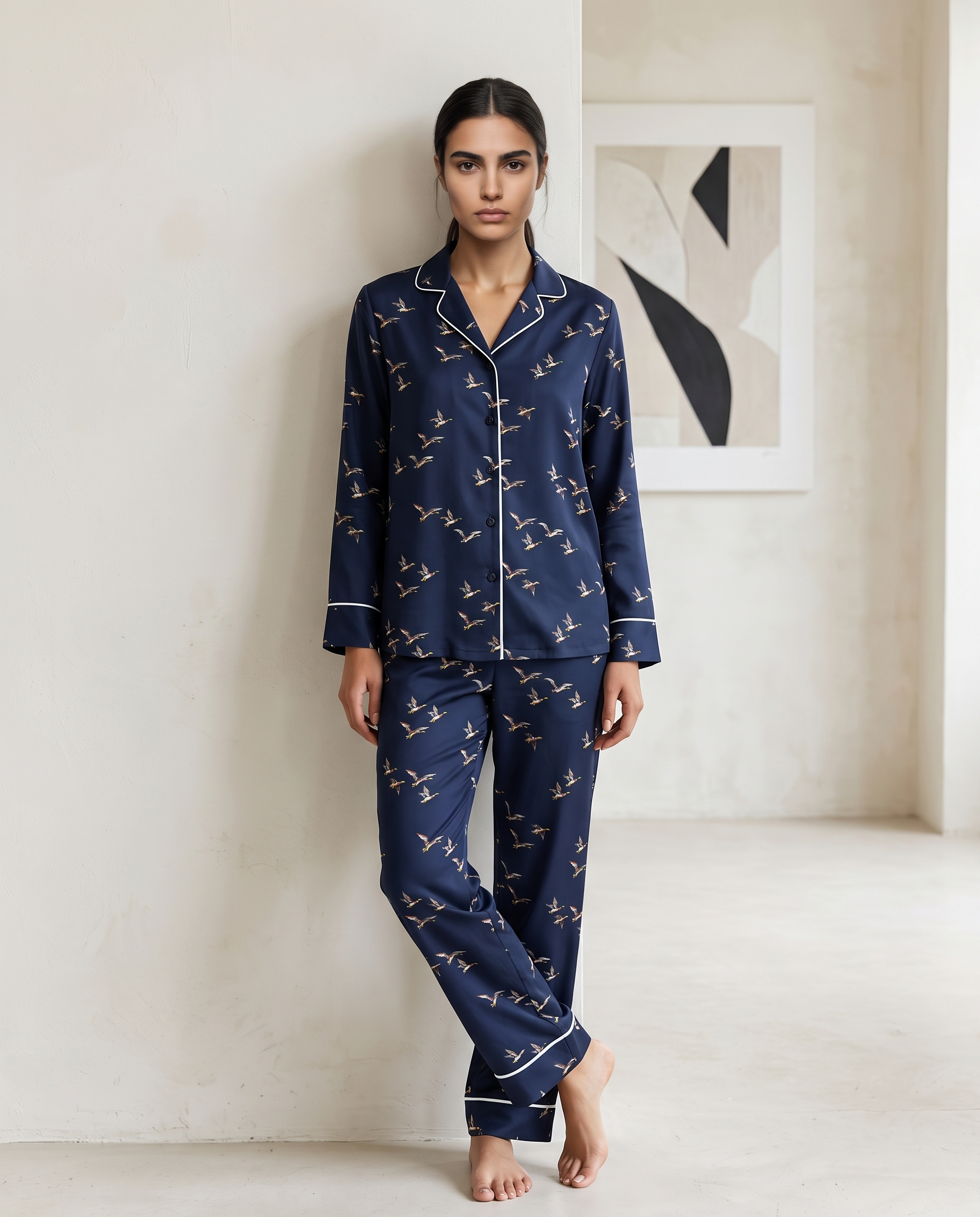 Midnight Flight Notched Collar Set