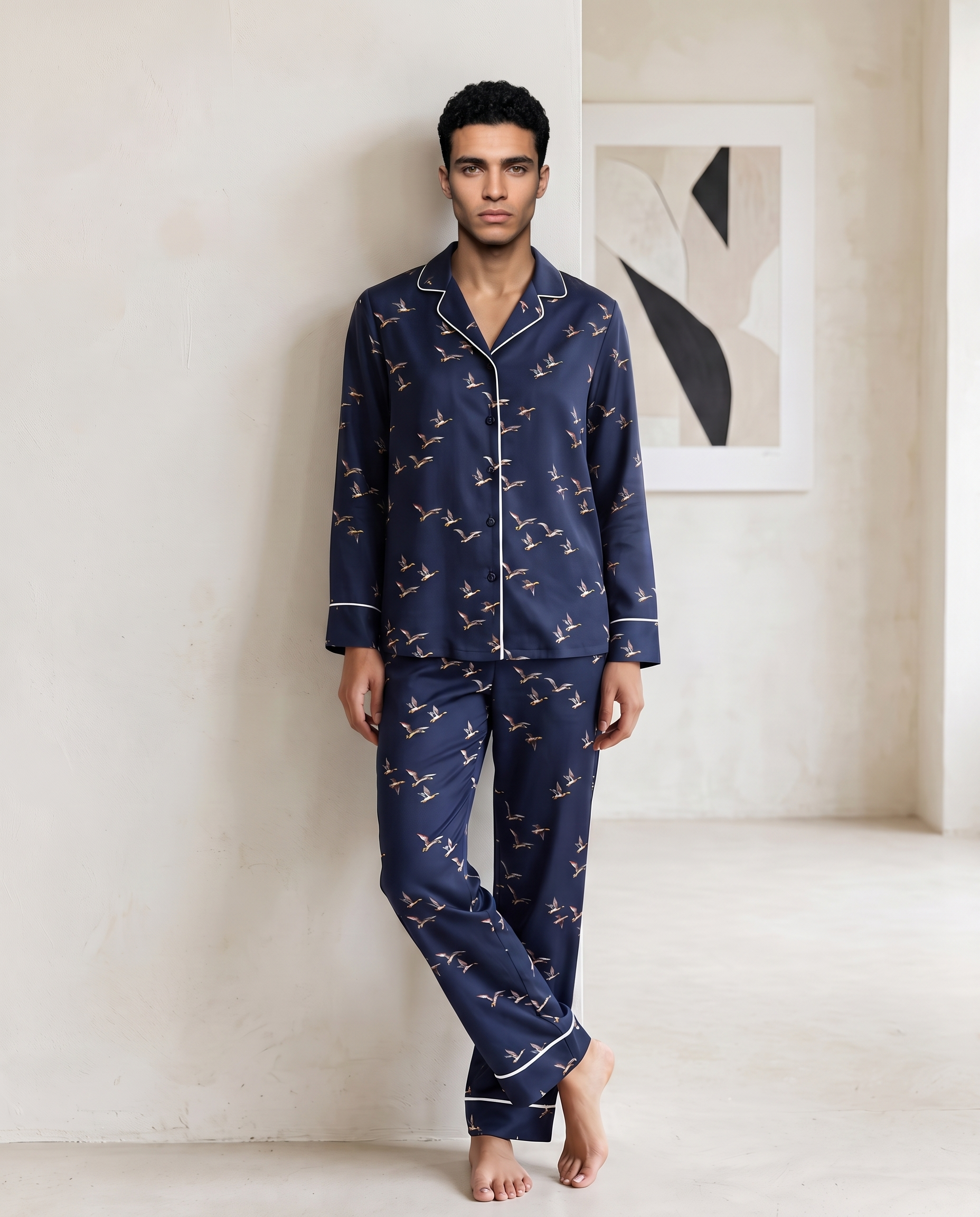 Midnight Flight Notched Collar Set