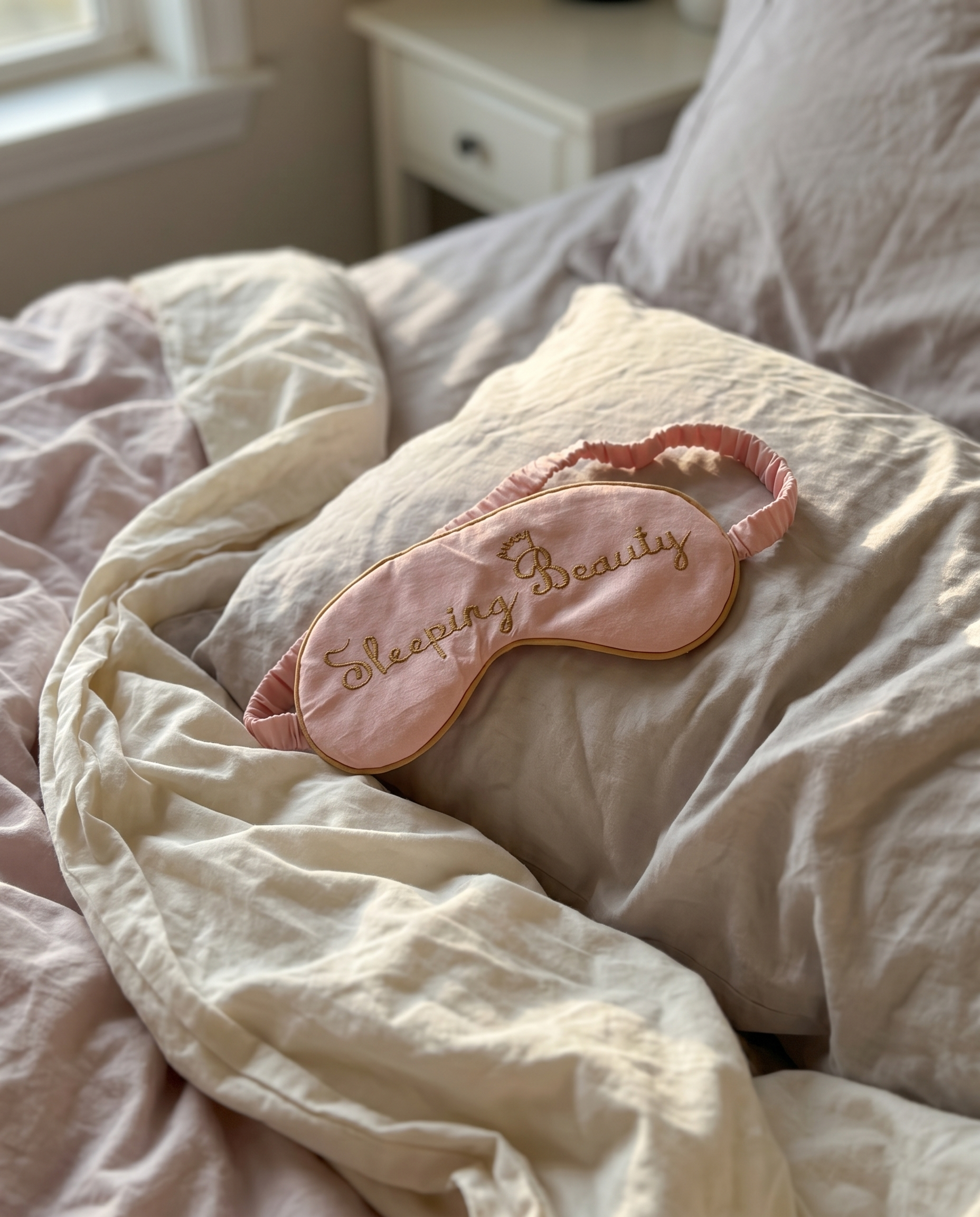 Sleeping beauty eye mask