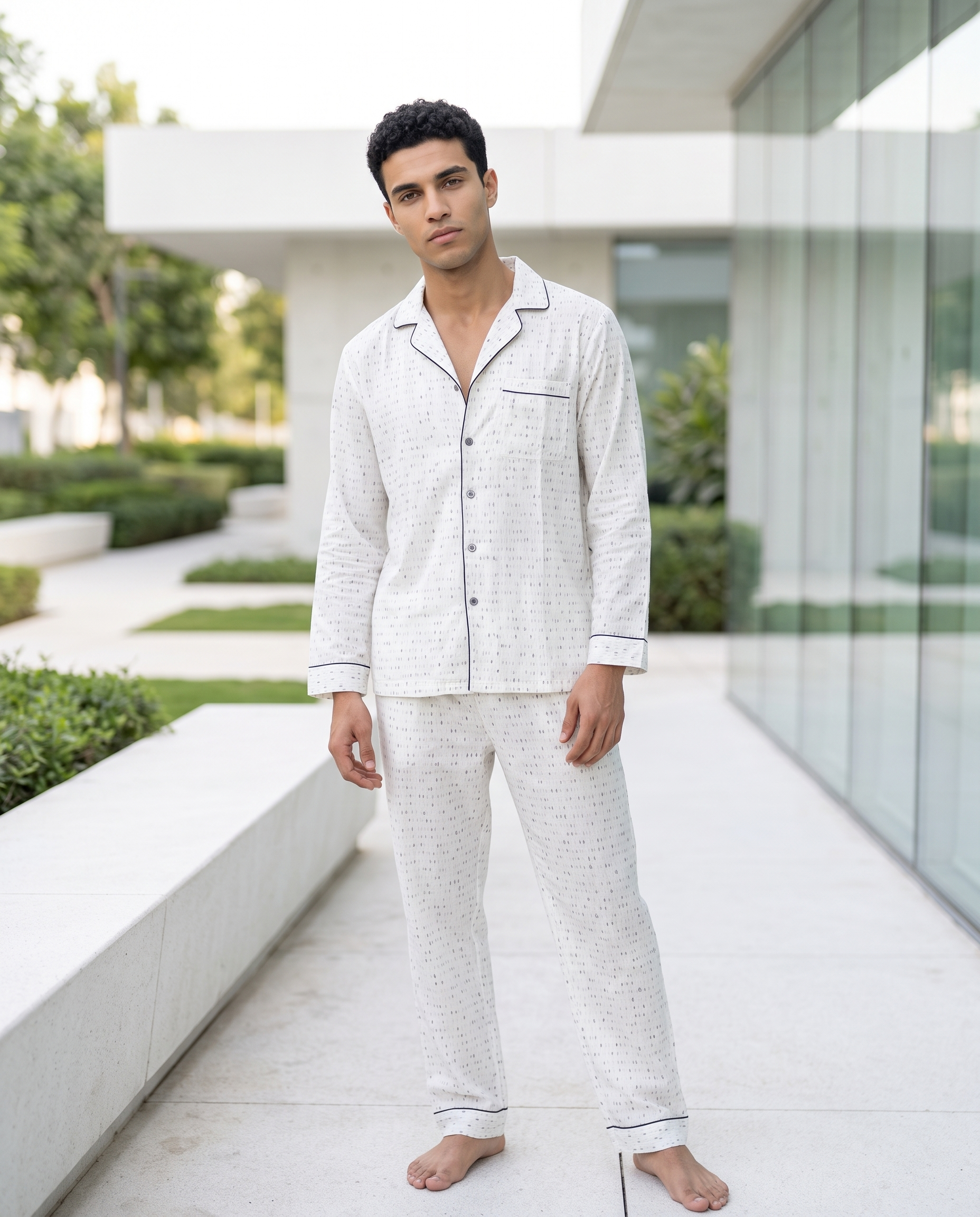 Sunday Drops Notched Collar Set