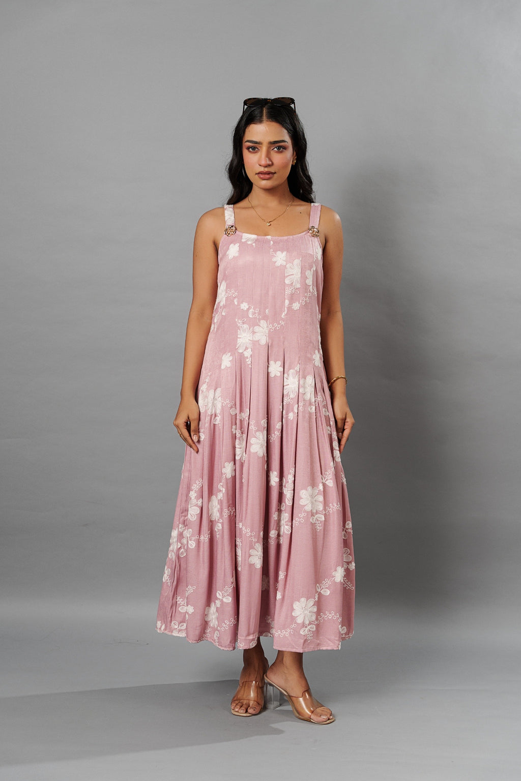 Floral Cascade Dress