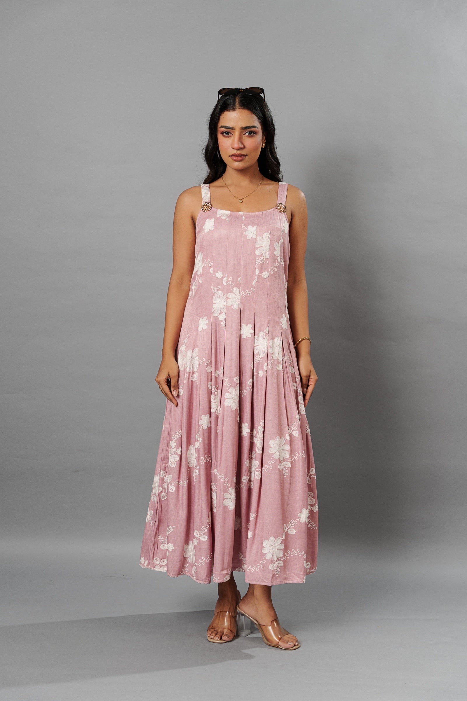 Floral Cascade Dress