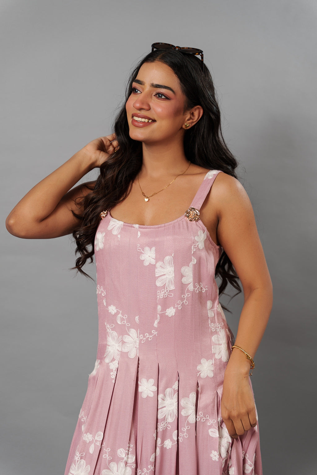 Floral Cascade Dress
