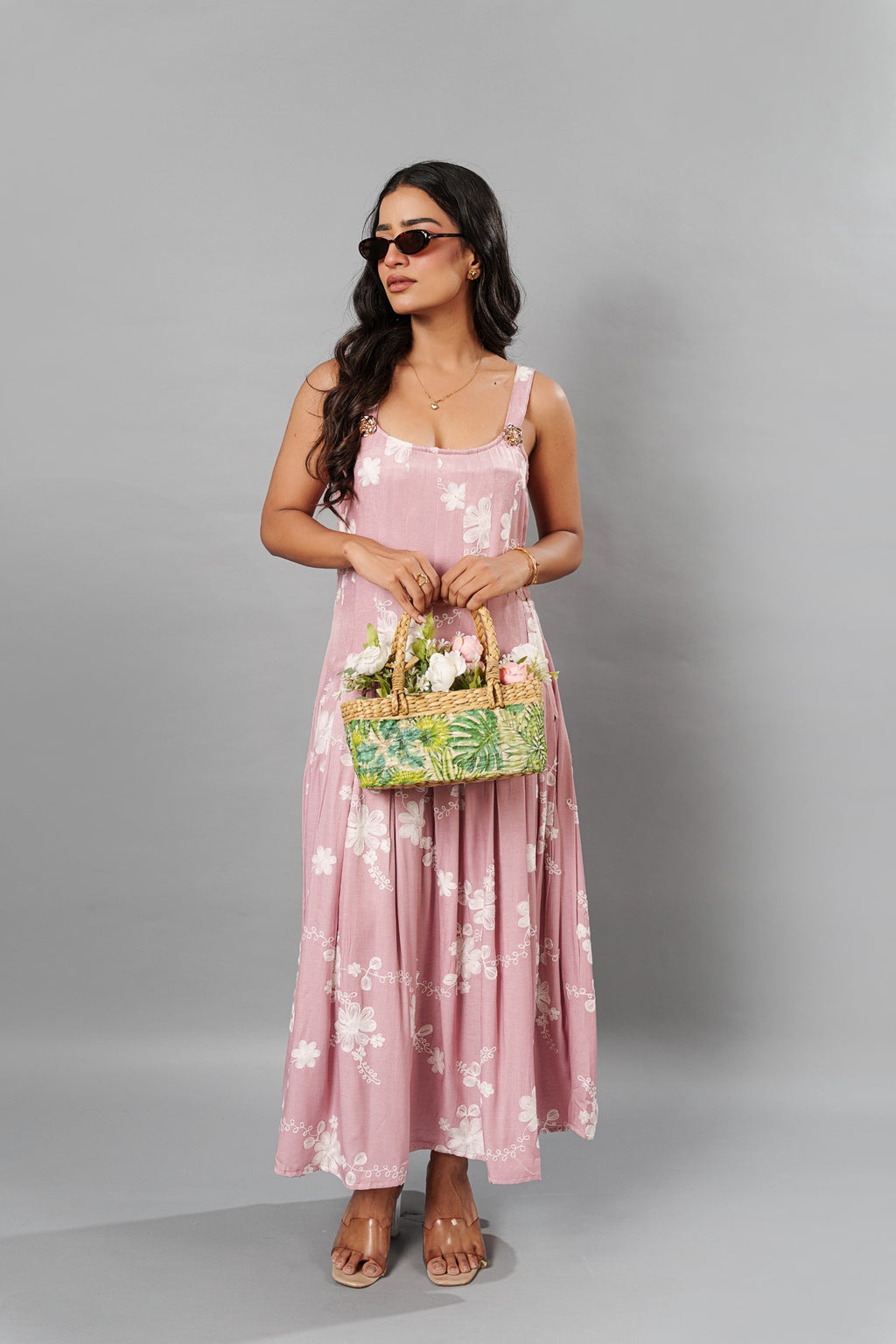 Floral Cascade Dress