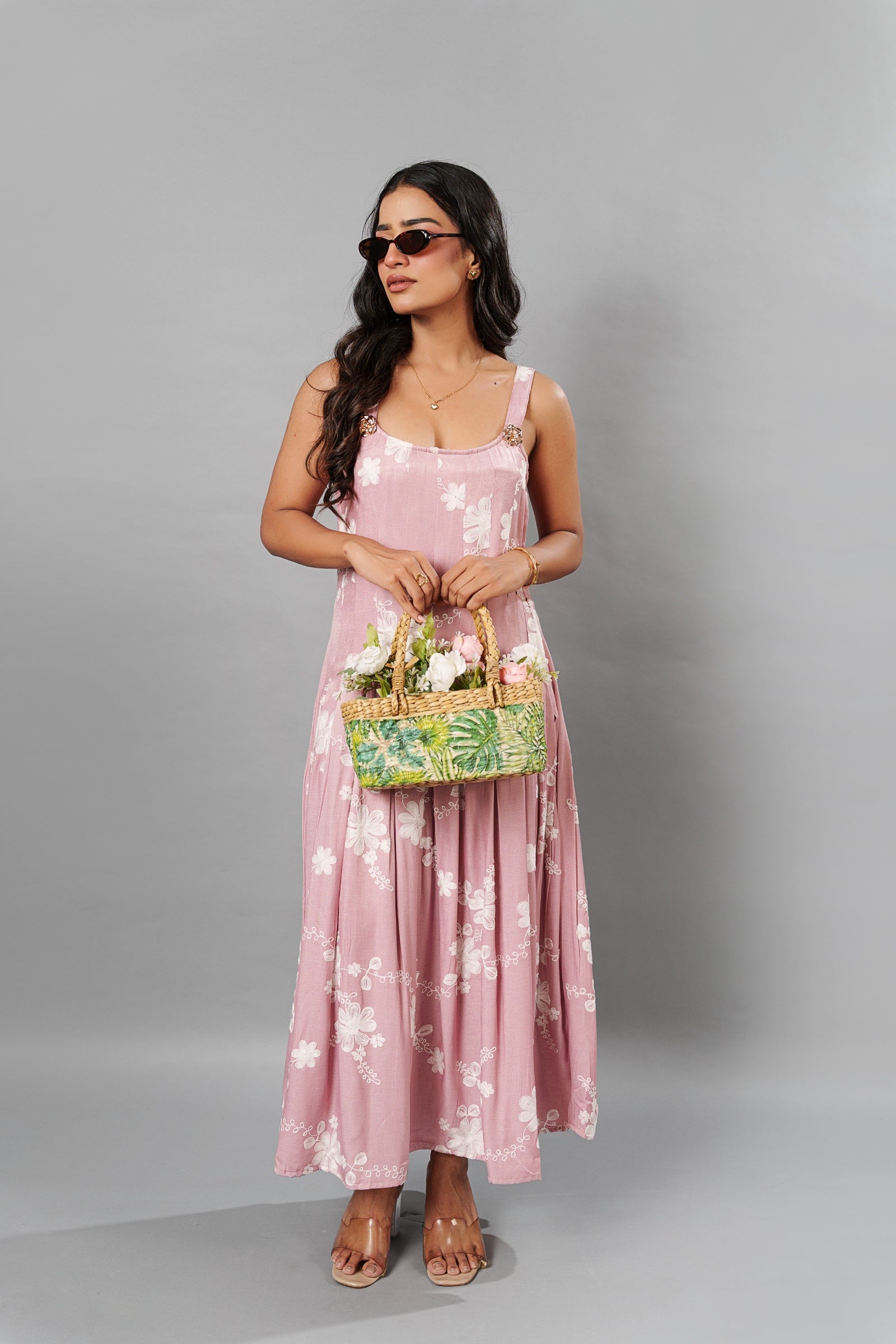 Floral Cascade Dress