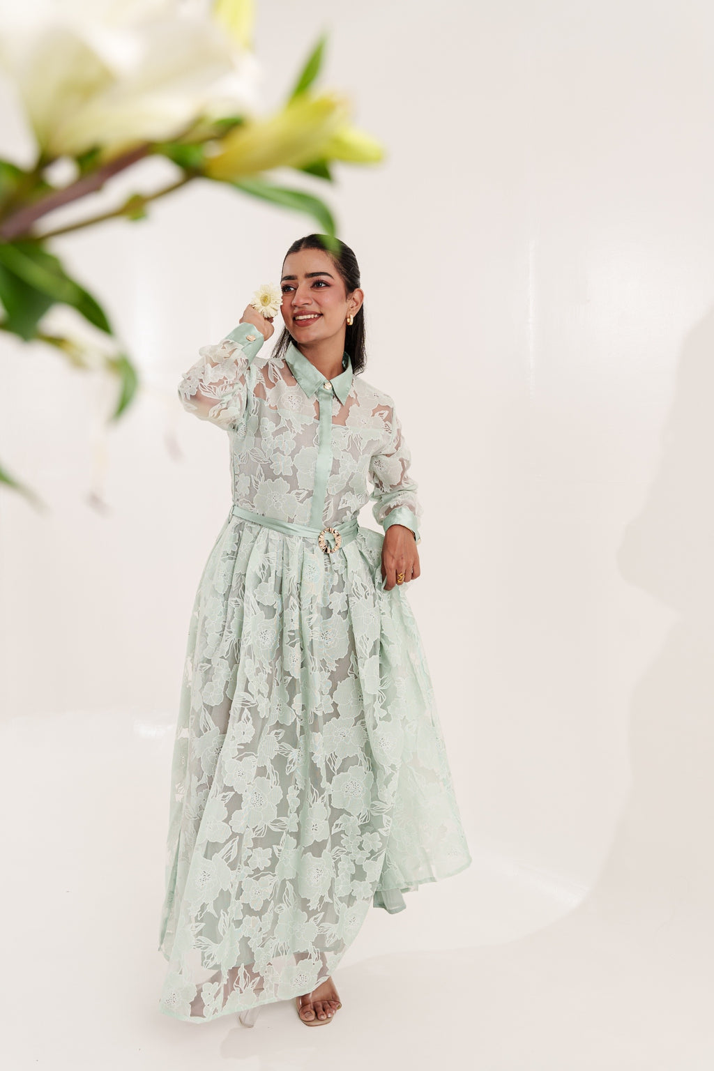 Powder Bloom Dress