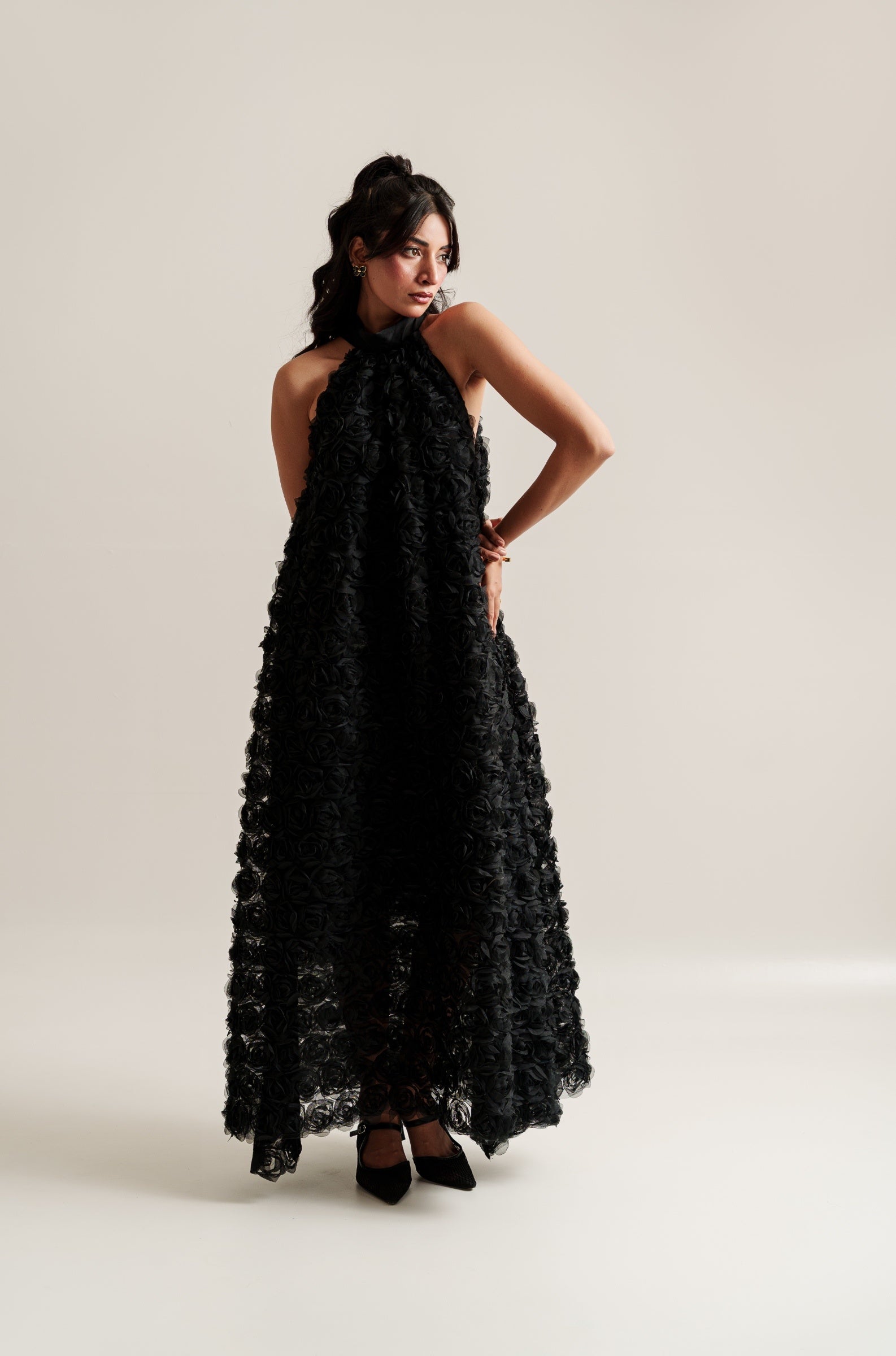 Noire Bloom Dress