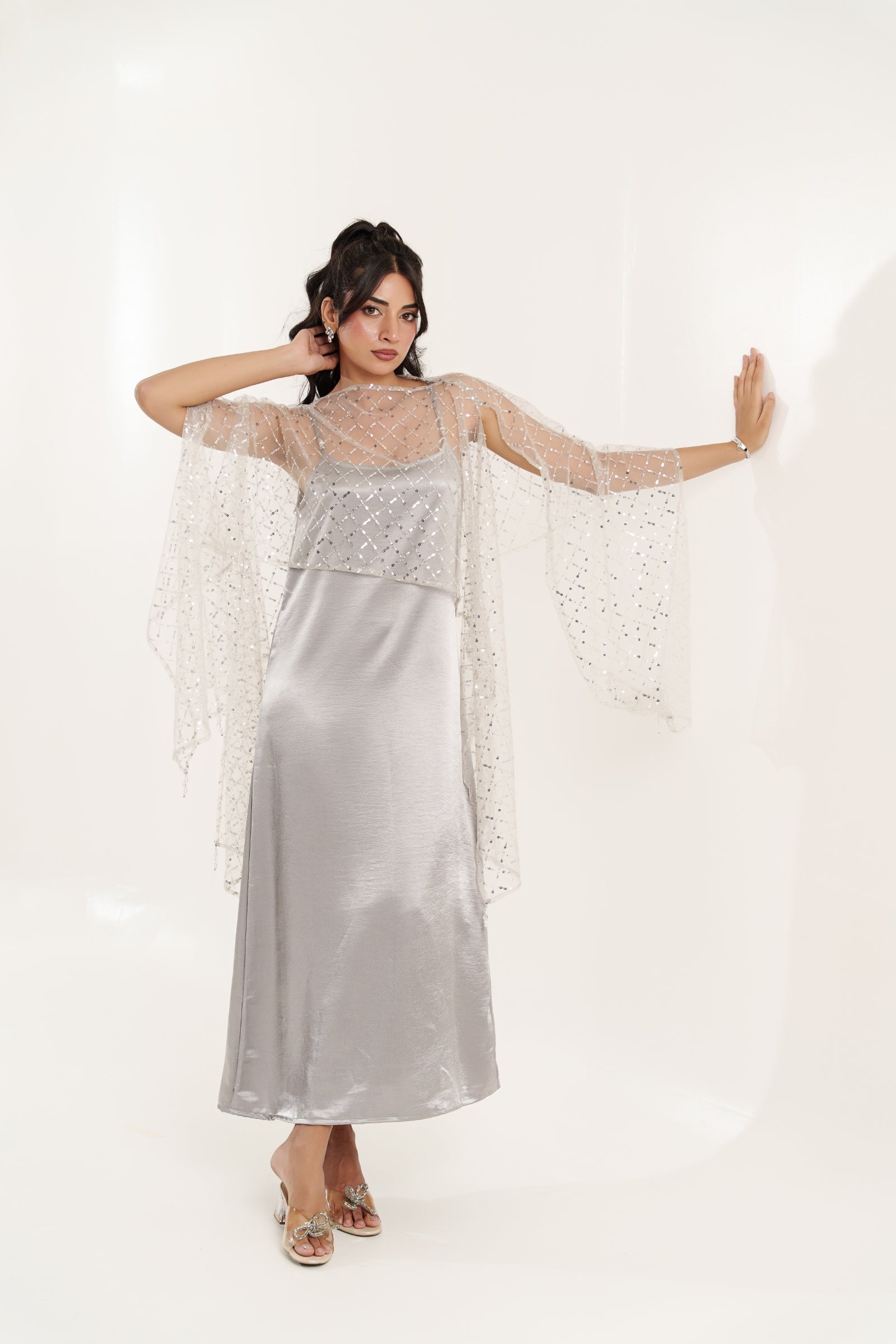 Celeste Cape Dress