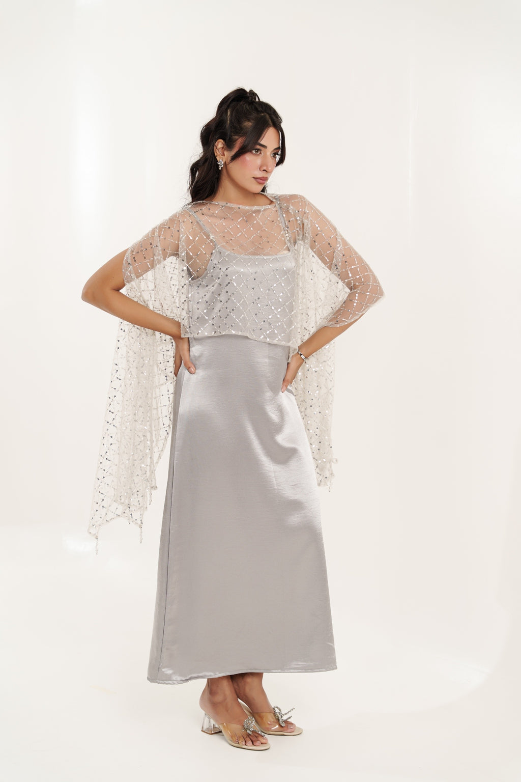 Celeste Cape Dress