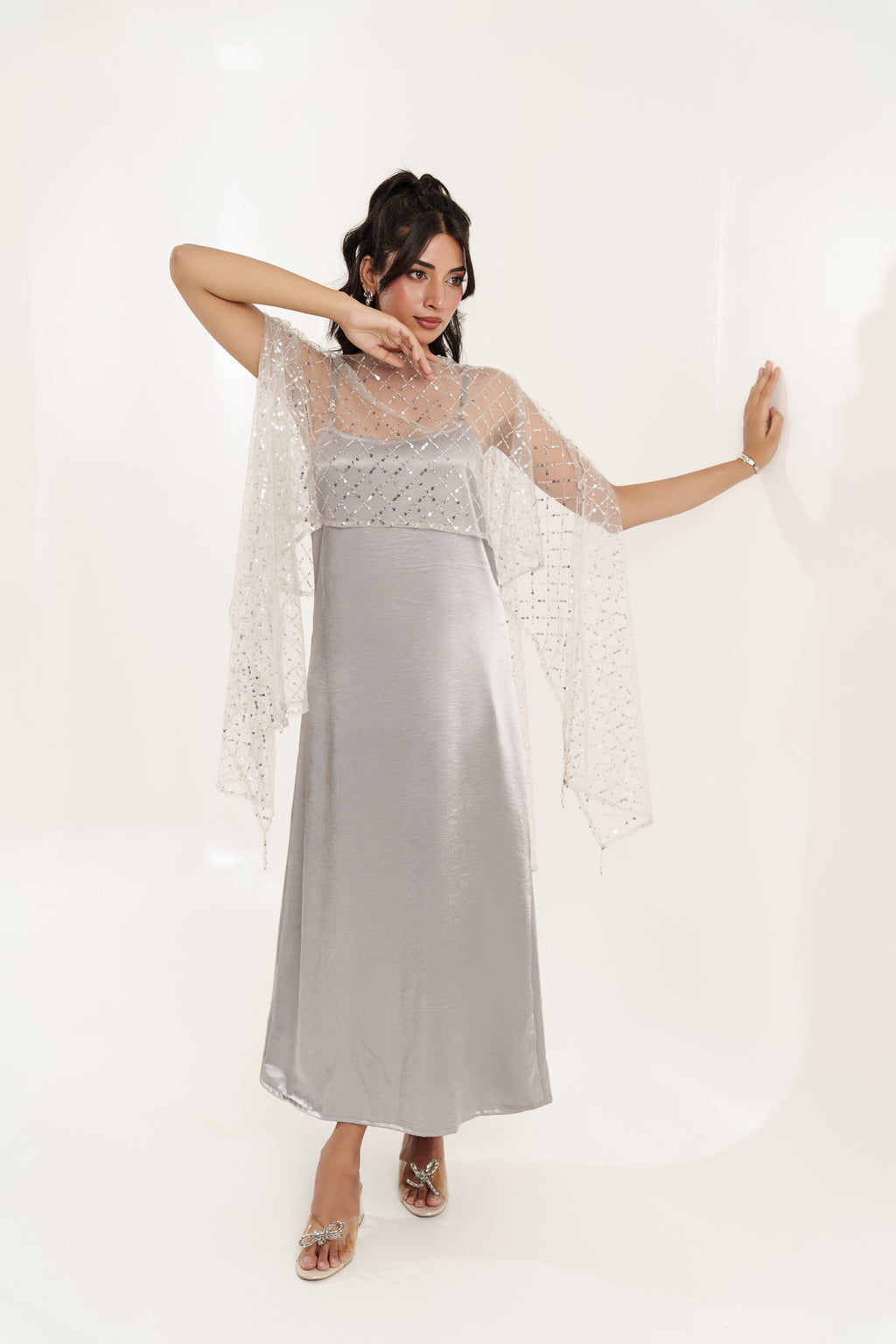 Celeste Cape Dress