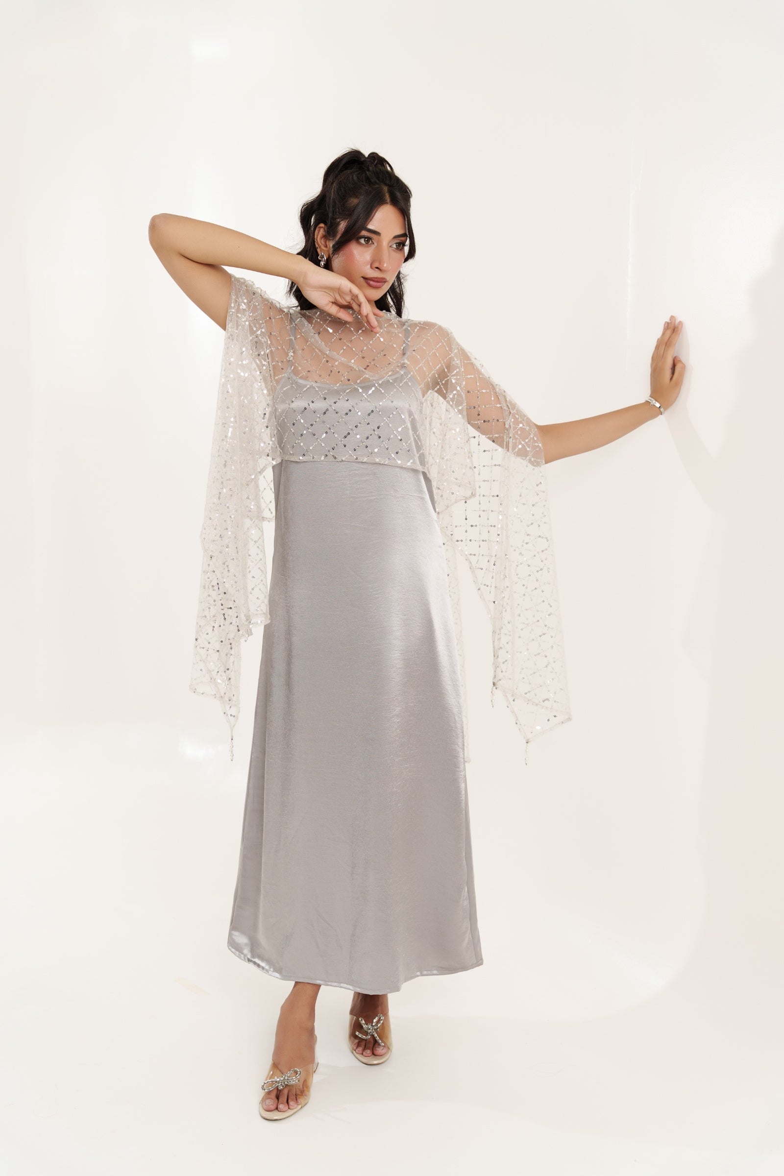 Celeste Cape Dress