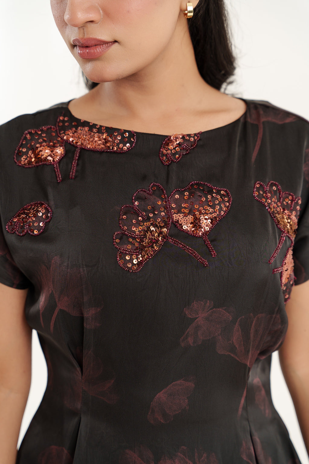 Noire Ginkgo Top