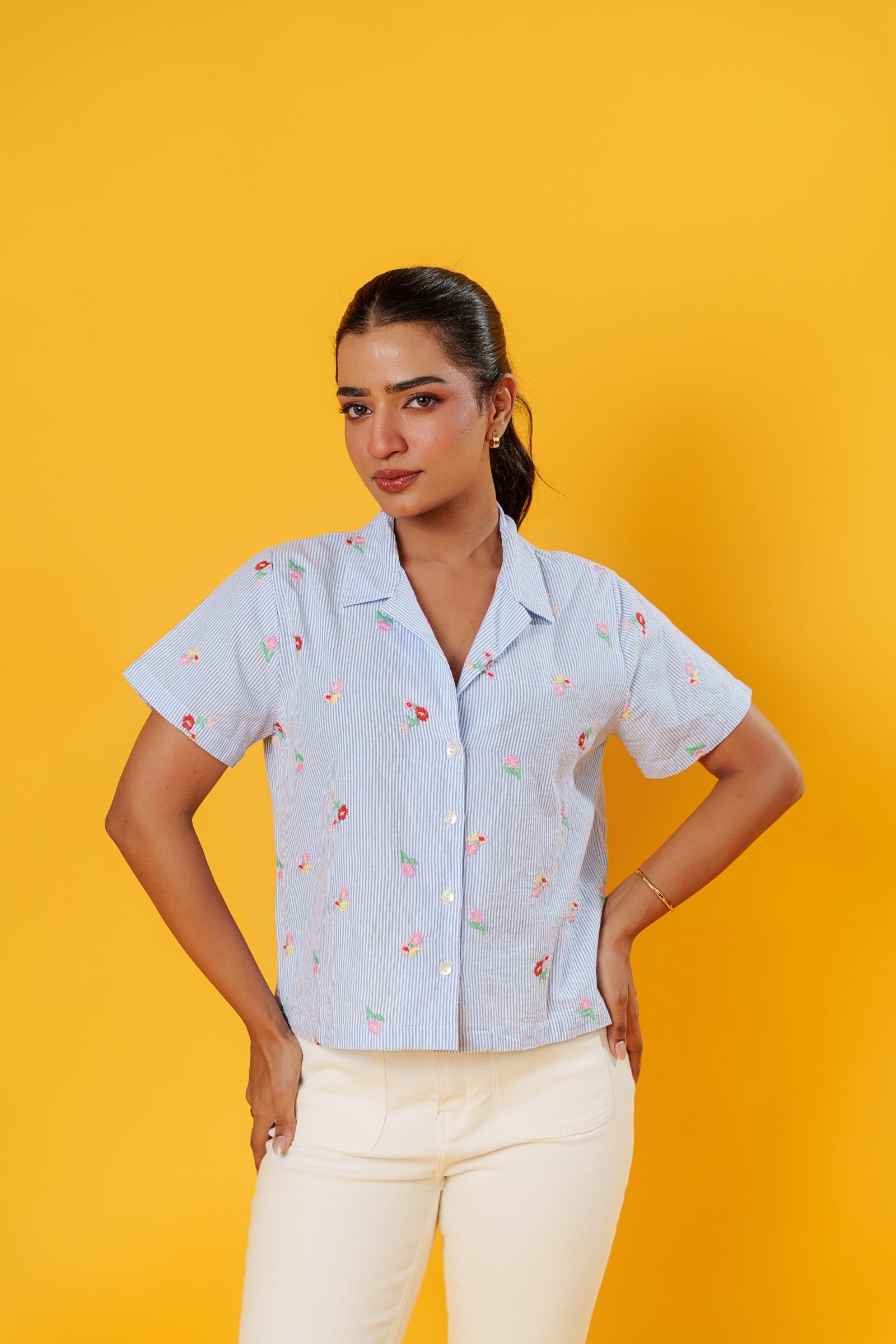 Bleu Petal Shirt