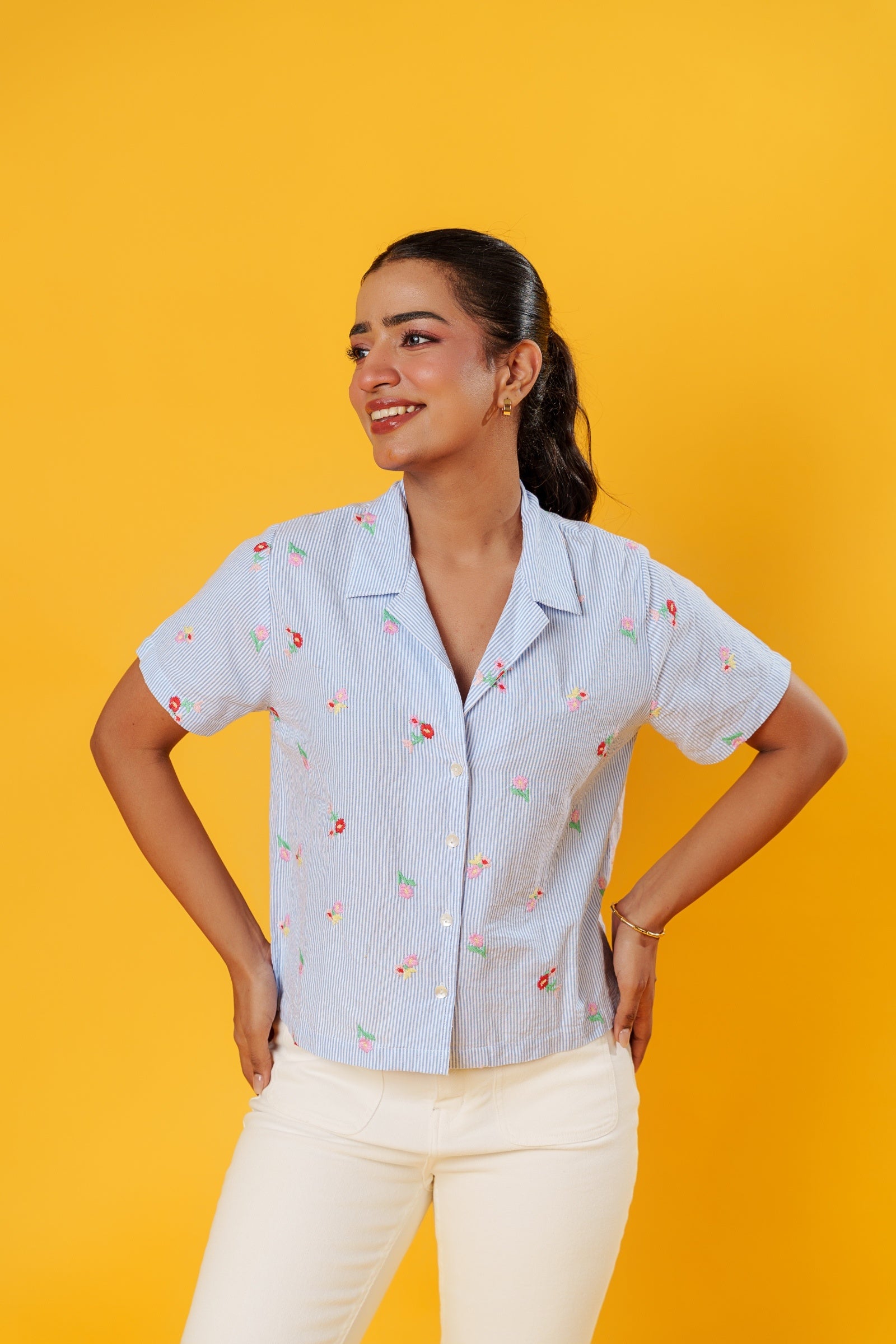 Bleu Petal Shirt