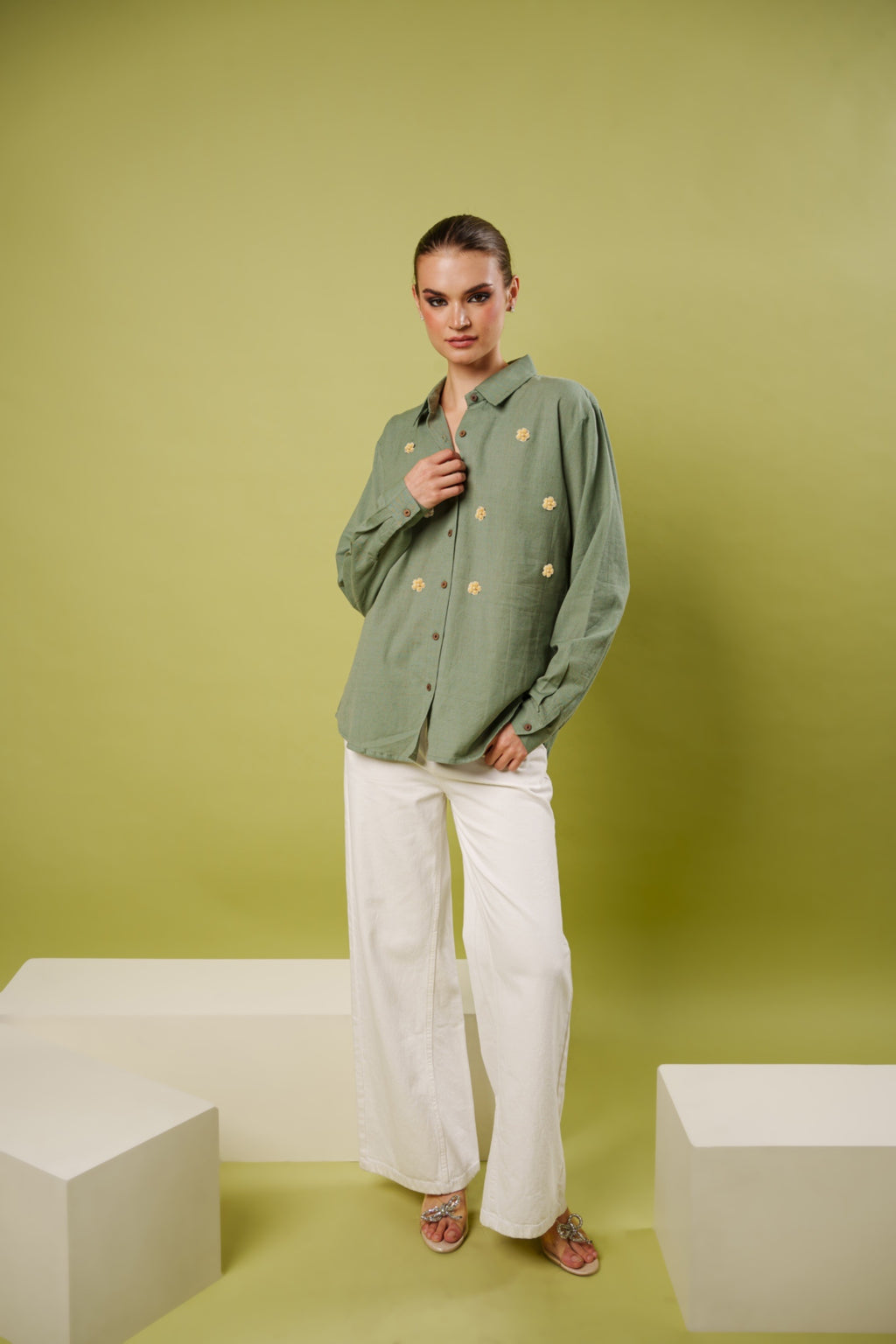 Flower child shirt (yellow)