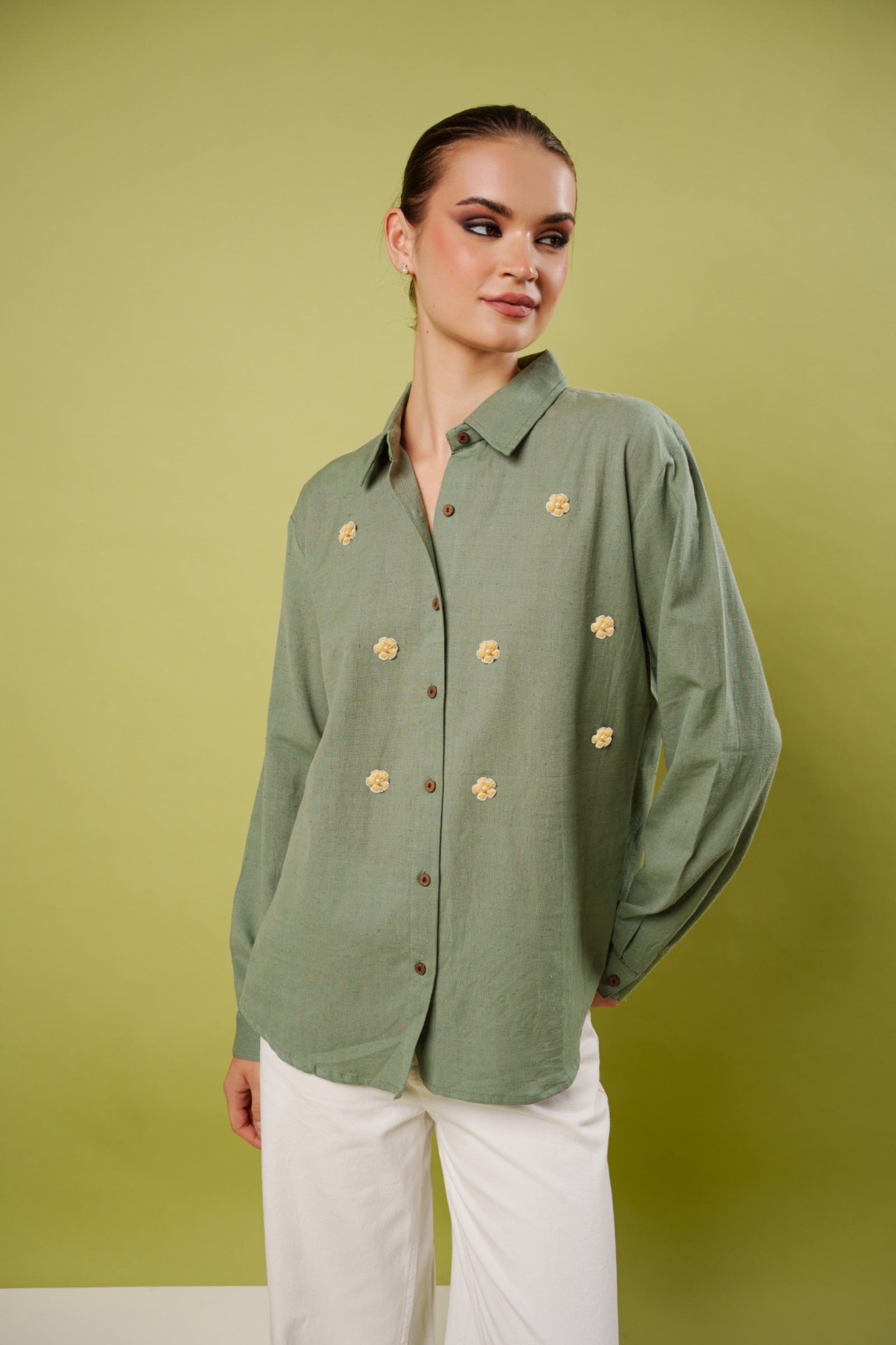 Flower child shirt (yellow)