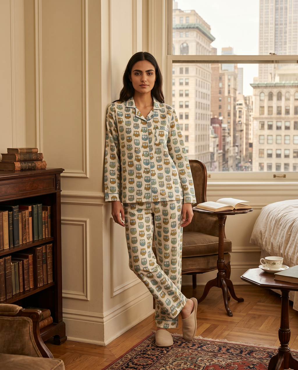 Owl Hoot Notched Collar Set