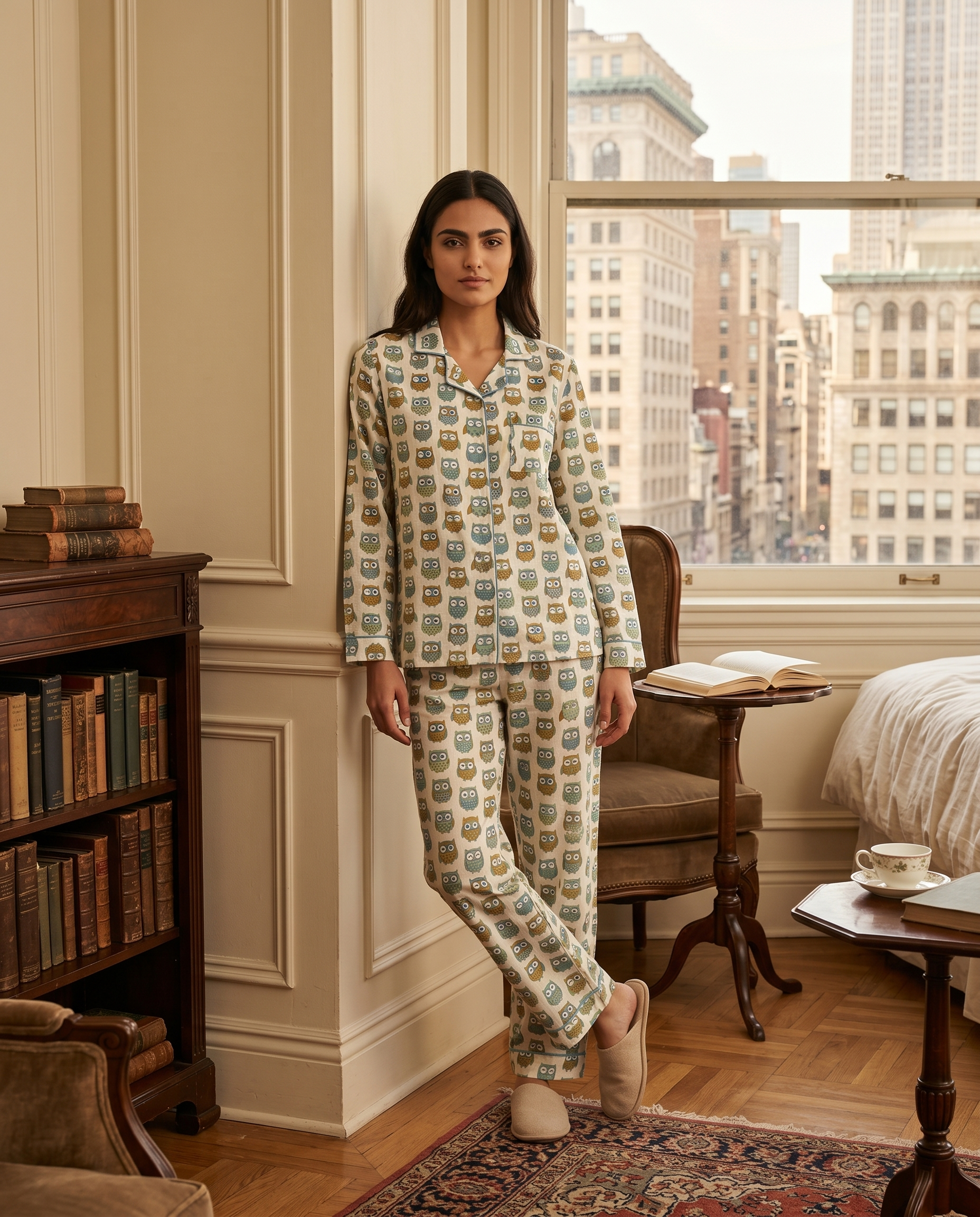 Owl Hoot Notched Collar Set