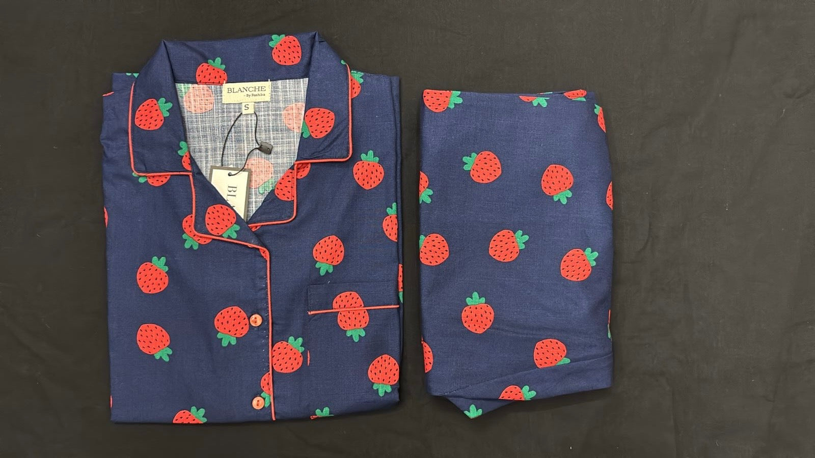 Strawberry Spritz Notched Collar Set